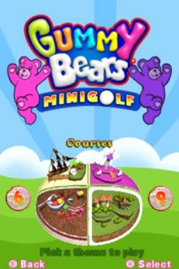 Gummy Bears Minigolf Title Screen